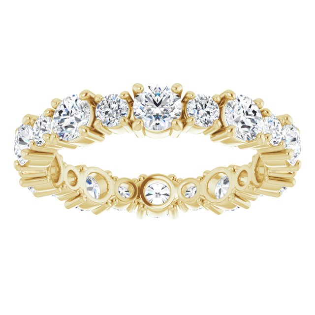 2.30 ct. Round Diamond Eternity Band-VIRABYANI